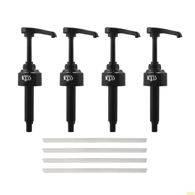 SET A0NC 4 teste distributore Sciroppo Dispermetta da 8 Pompa versamento quantitativo