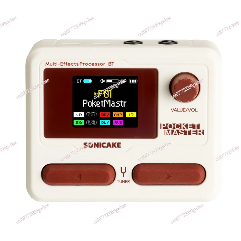 

Electric guitar integrated effect device pocket ir bass bluetooth drum machine internal recording