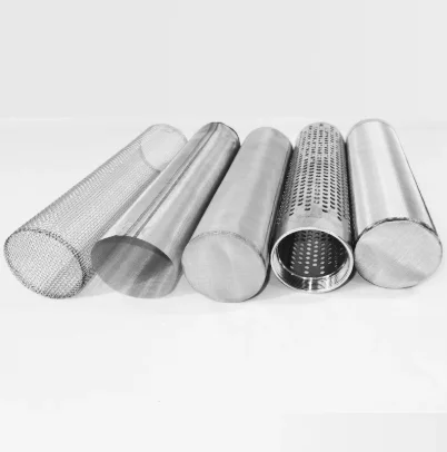 1pcs Single net, straight through pipe strainer, 304 filter element, red and white wine juice, ultra-dense and cleanable