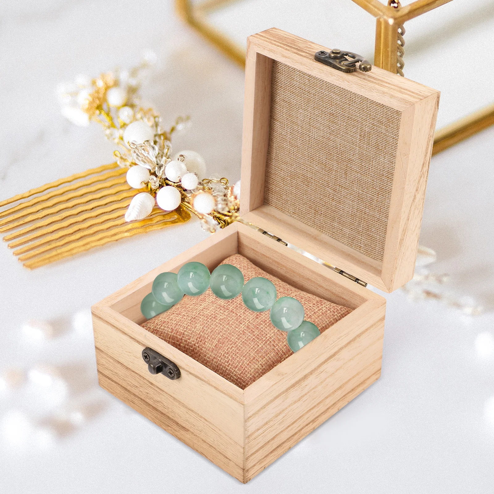 

Wooden Storage Case For Men Women Lightweight Travel Organizer Jewelry Jewelry For Men Box Single Watch Box With Lid