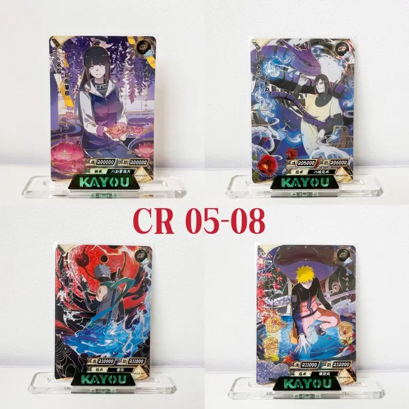 

Kayou Anime Card Naruto Card CR Full Series No.05-08 Rare Card Collection Card Children's Card Toy Gift CR Tsunade Itachi Kisame