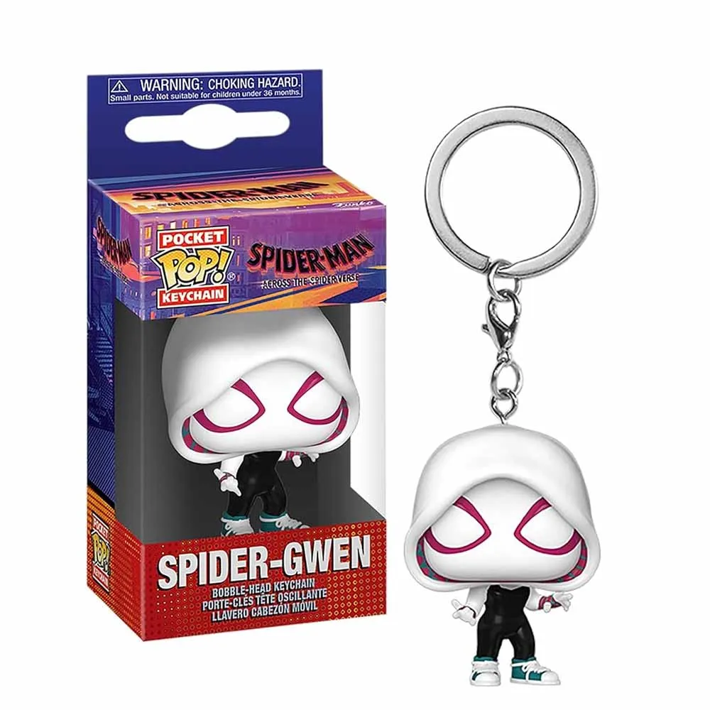 Hot Keychain Pocket Pop Keychains Spider-Man: Across the Spider-Verse series VENOM Keychains Toys Vinyl Digital Gifts Toys