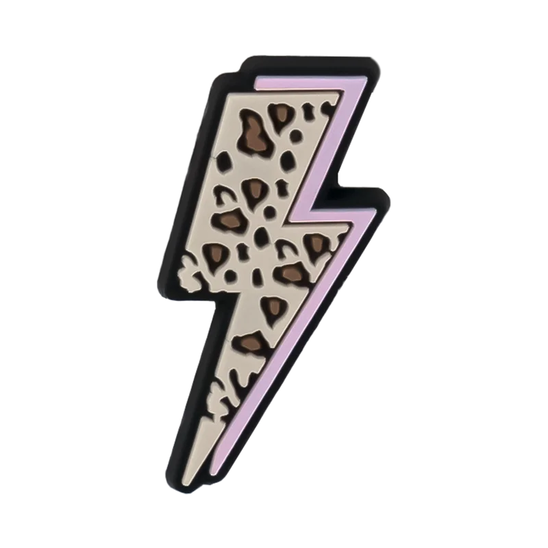 1/43 قطعة إكسسوارات تسد الأحذية دلايات لراعي البقر راعية البقر لطيف الحصان مشبك حذاء دبابيس ليوبارد طباعة البرق صندل الزينة