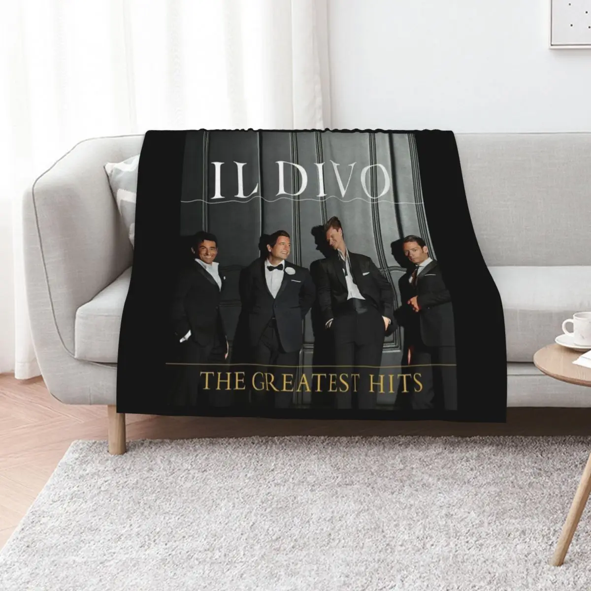 Il Divo greatest hits deluxe 2 cd version Throw Blanket Bed manga anime Sofa Throw Plush Hairy Blankets