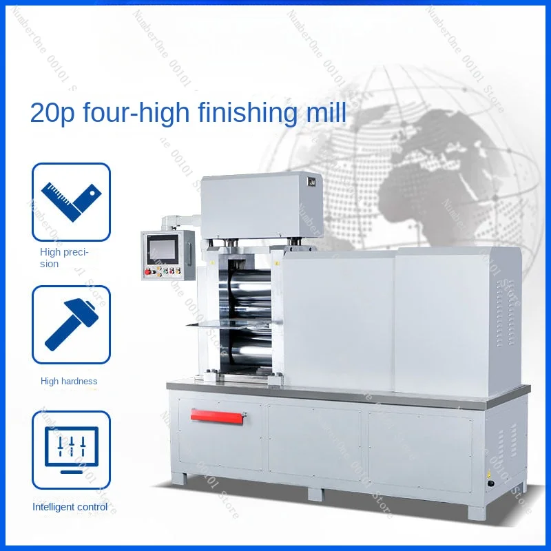 Small Four-Roll Precision Rolling Mill 20P Metal Tablet Machine Foil Aluminum Plate Silver Copper Plate