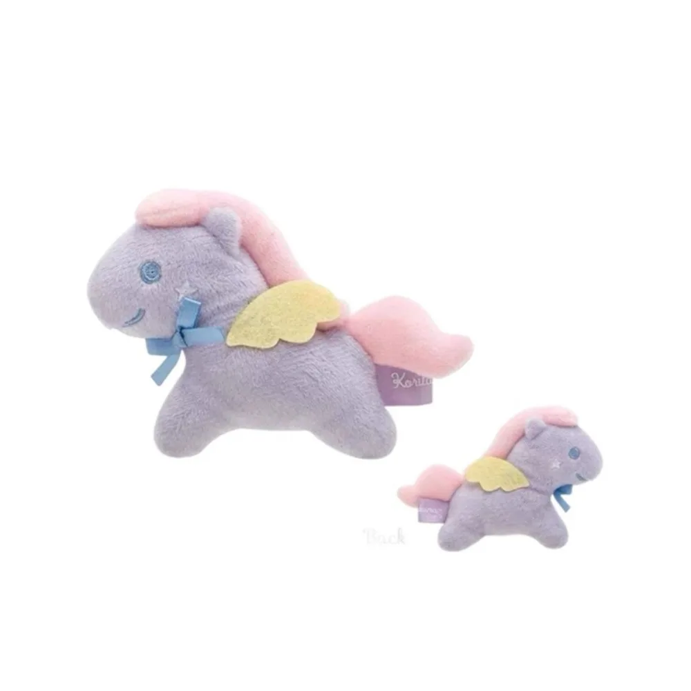 Pendentif poupée en peluche de rêve, jouet cheval arc-en-ciel, ours Rilakkuma, Animal en peluche doux, breloque de sac pour enfants, décoration cadeau