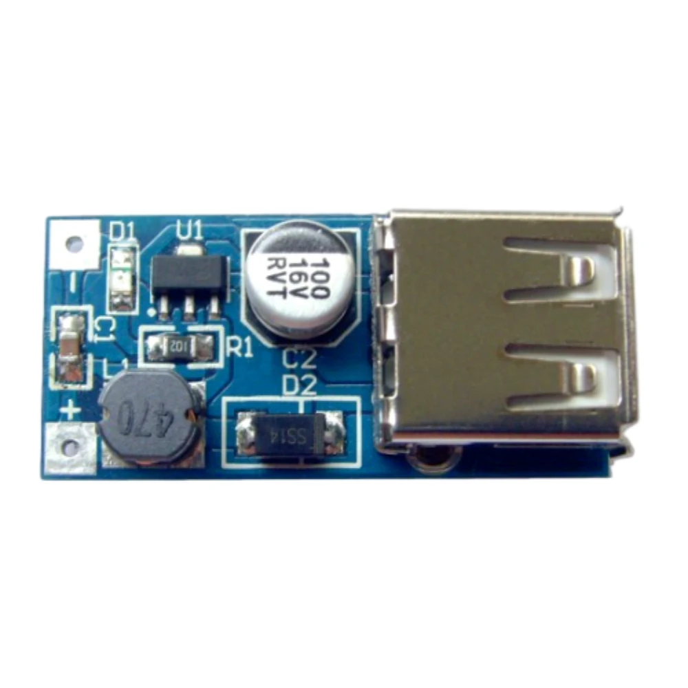 DC-DC محول USB خطوة المتابعة وحدة إمداد الطاقة DC0.9V ~ 5 فولت إلى DC5V تعزيز مجلس إمدادات الطاقة مع شاشة LED #2