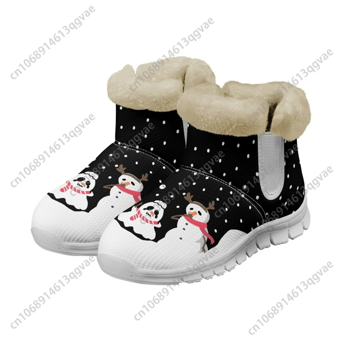 Merry Christmas Christmas Dwarf Snow Boots Mens Womens Teenager Custom Boot Casual Snow Shoe High Quality Couple Sports Shoes