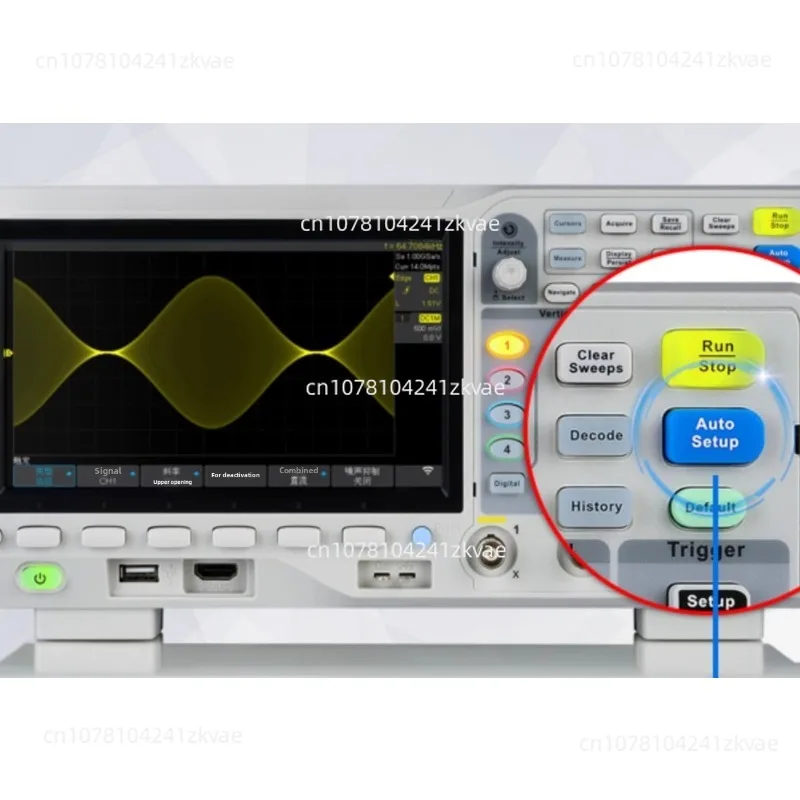 SDS1202X-E 200  Digital Oscilloscope 2 Channels, Grey