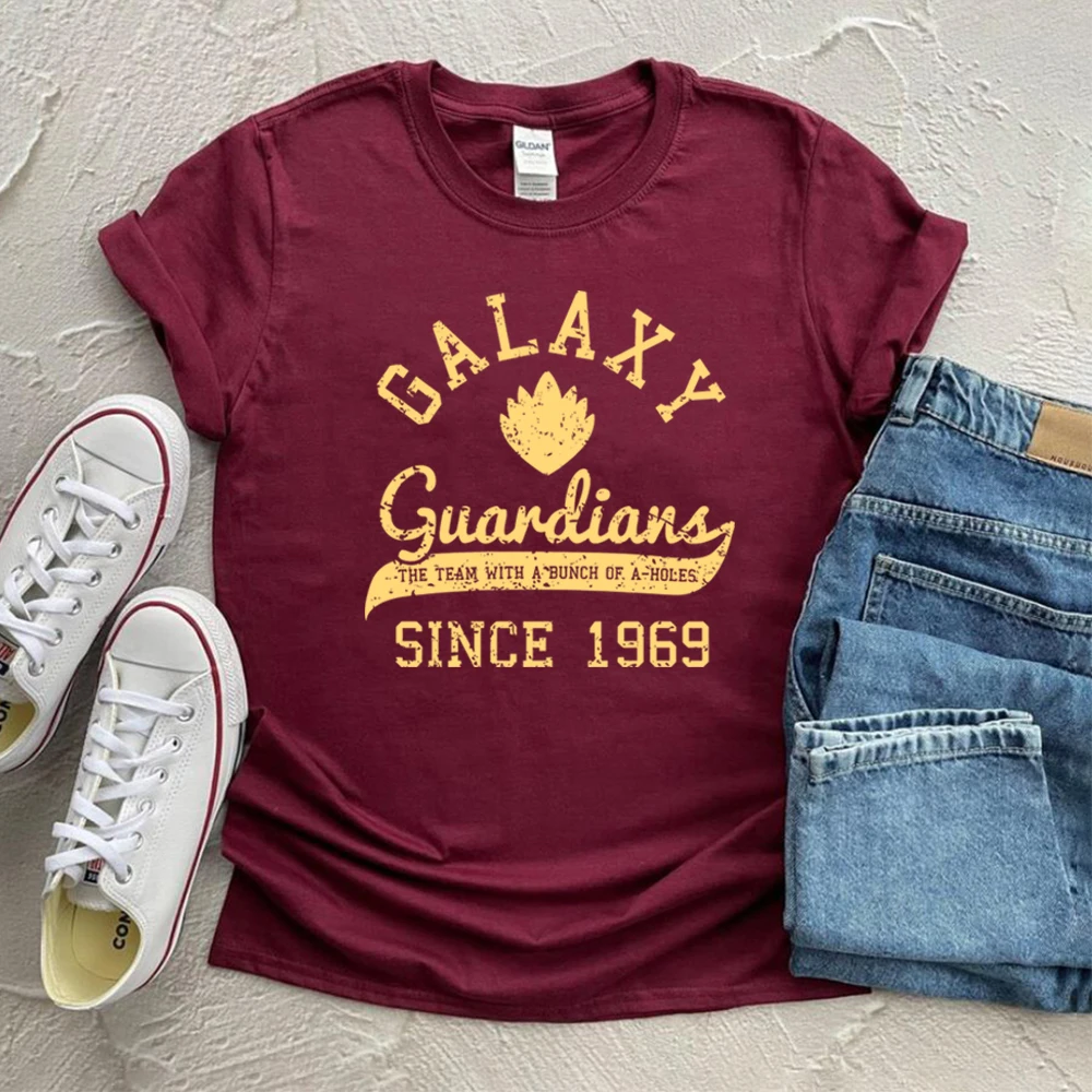 

Galaxy Guardians Since 1969 T-shirt Unisex Guardians Logo Graphic Tee Men Women Short Sleeve Shirt Superhero Movie Top Fans Gift