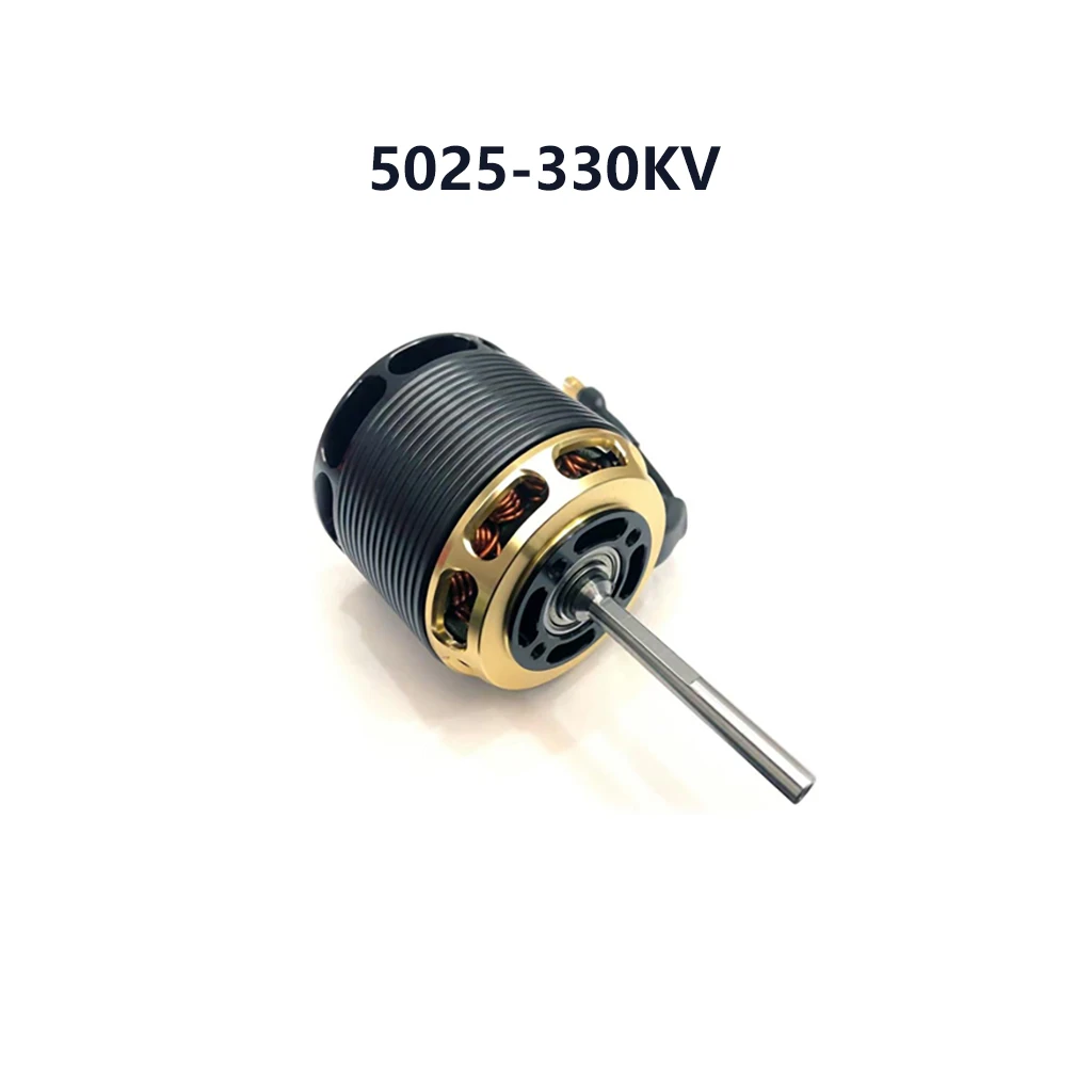 AeroParts5025 Motor 540KV 500KV 480KV 430KV 450KV 360KV 330KV Brushless Motor 1.4mm 10N/14N Wire 6mm Shaft For Helicopter Quadco