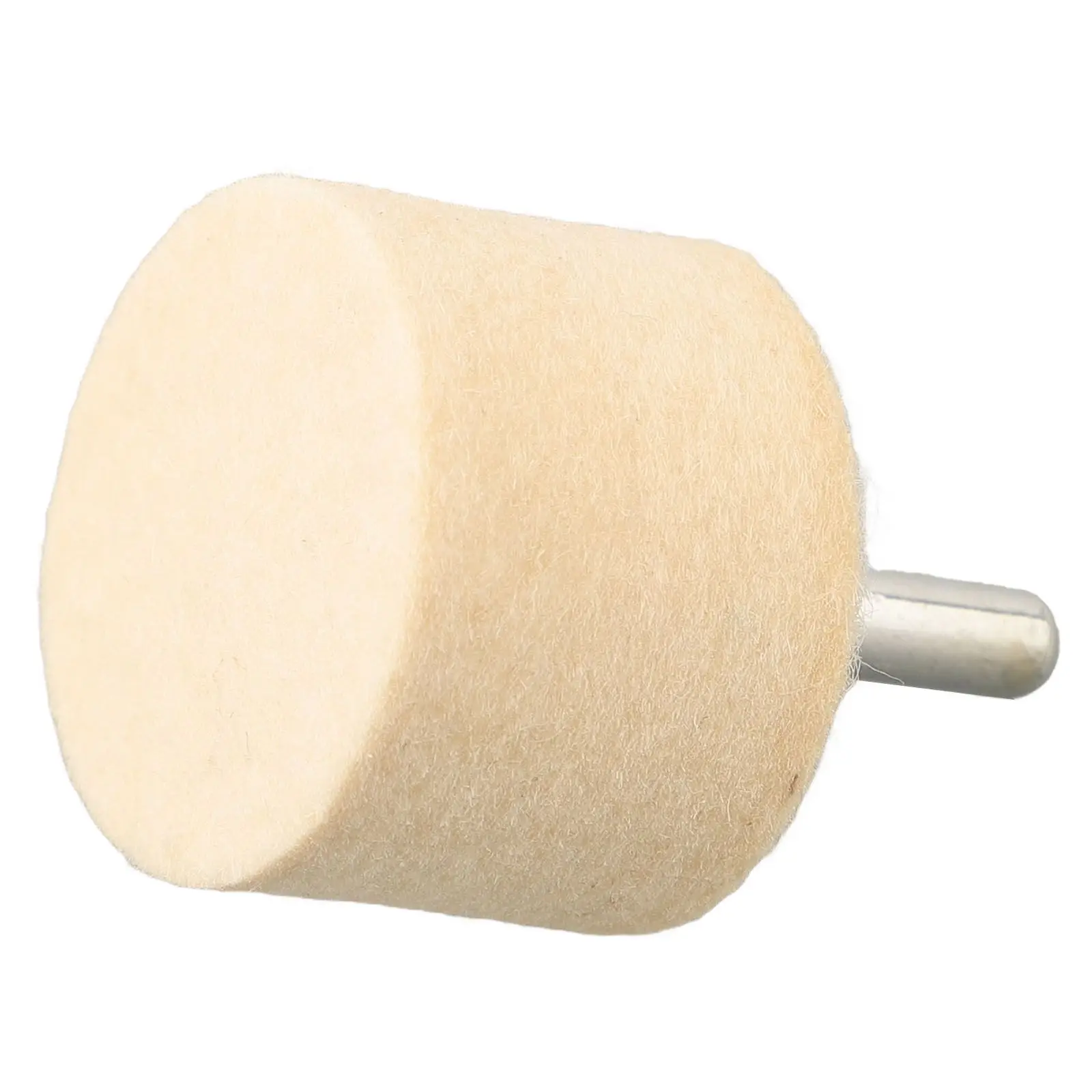 6mm Shank Wool Felt Mounted Polishing Wheel Buffing Grinding Head For Rotary-Dremel Tools For Metal Glass Grinding Head