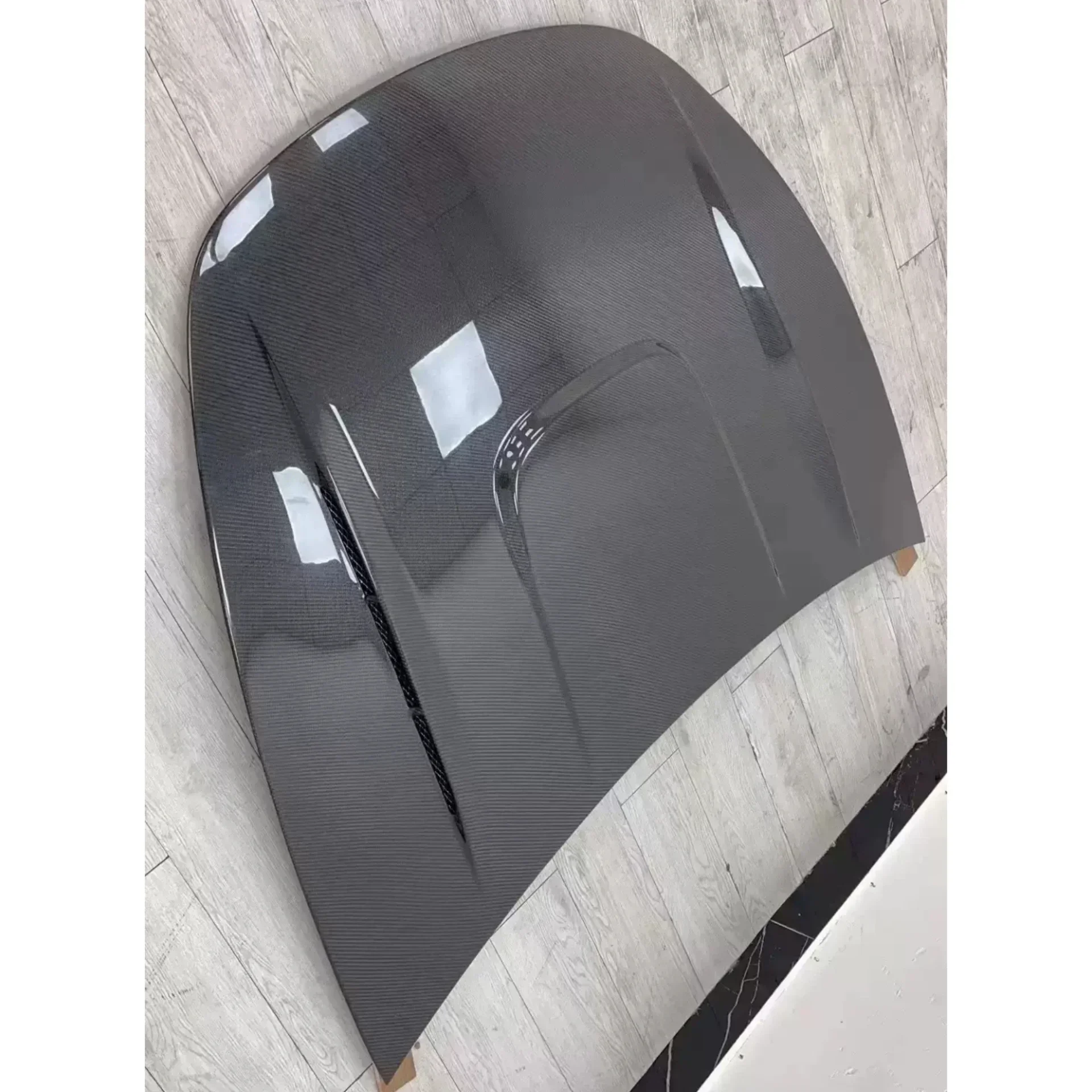 Real Carbon Fiber Hood Scoop Engine Cover for Tesla Model 3 Y X S Forged  Bonnet Car Accessories