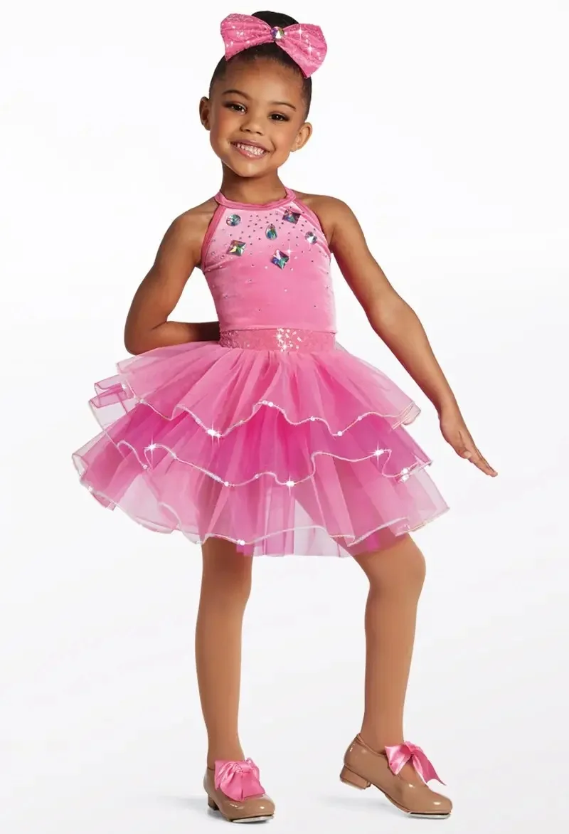 ballet-camisole-puffy-skirt-jazz-performance-costume