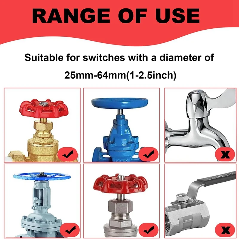 A79U-Gate Valve Lockout Device With Coded Lock Suited For 1 To 2-1/2 Gate Valve Handles Gate Valve Lockout Water Spigot Lock