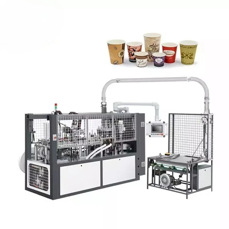 Paper Cup Forming Machine with Fan Cutting Technology 80 Pcs/Min 380V