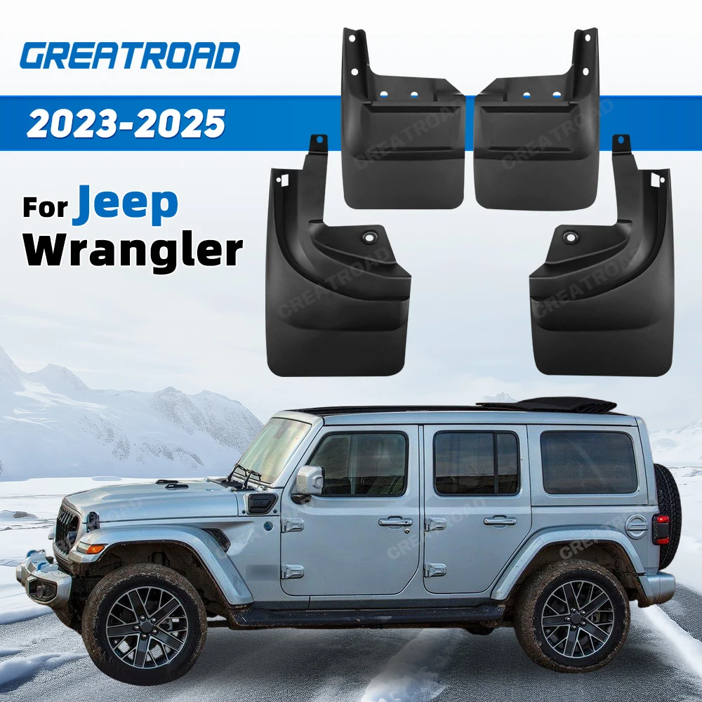 

Для Jeep Wrangler Robin Hood Rubicon 2023-2025: Брызговики, защита от грязи, аксессуары для автомобиля