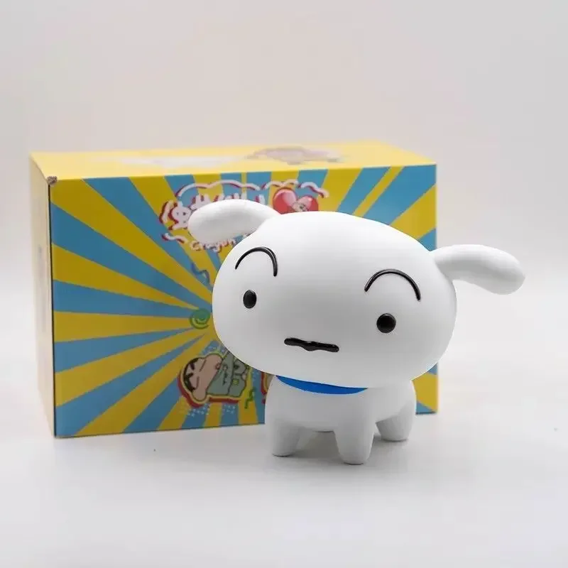 

Crayon Shin-chan Nohara Shiro Anime Figure Cartoon Animation Model Cute Children Doll Kawaii Doll Desktop Decoration Gift