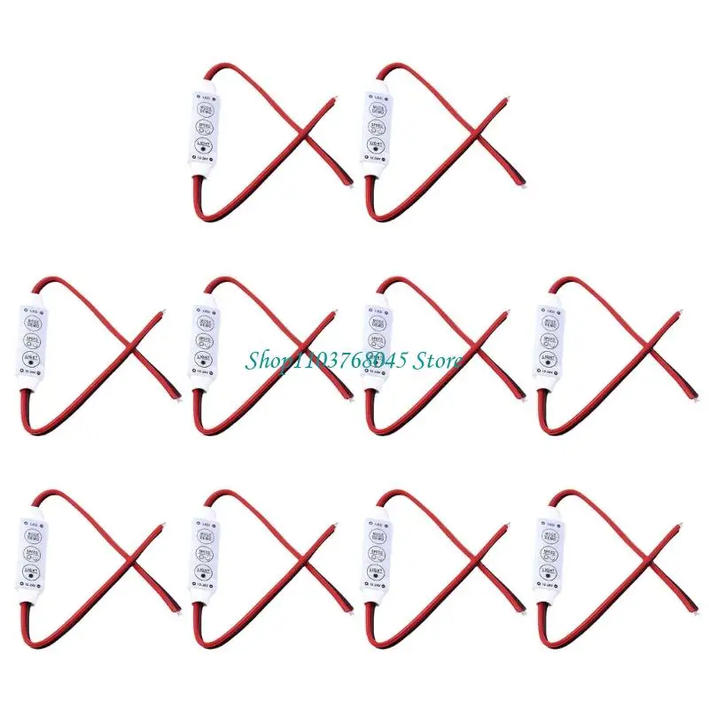 

Тонкие диммеры R53F 3 кнопки управления 8 настраиваемых типов Малый размер Идеально подходит для светодиодных приложений с