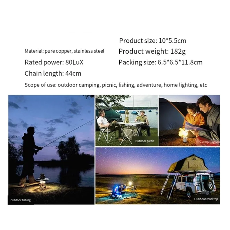 N10R-야외 캠핑 랜턴 손전등 교수형 미니 캠핑 휴대용 유리 램프 캠핑 장비