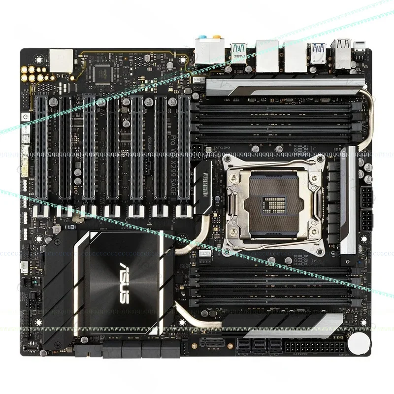 QZC используется для серверной материнской платы ASUS Pro WS X299 SAGE II поддерживает 128 ГБ DDR4 с разъемом 478