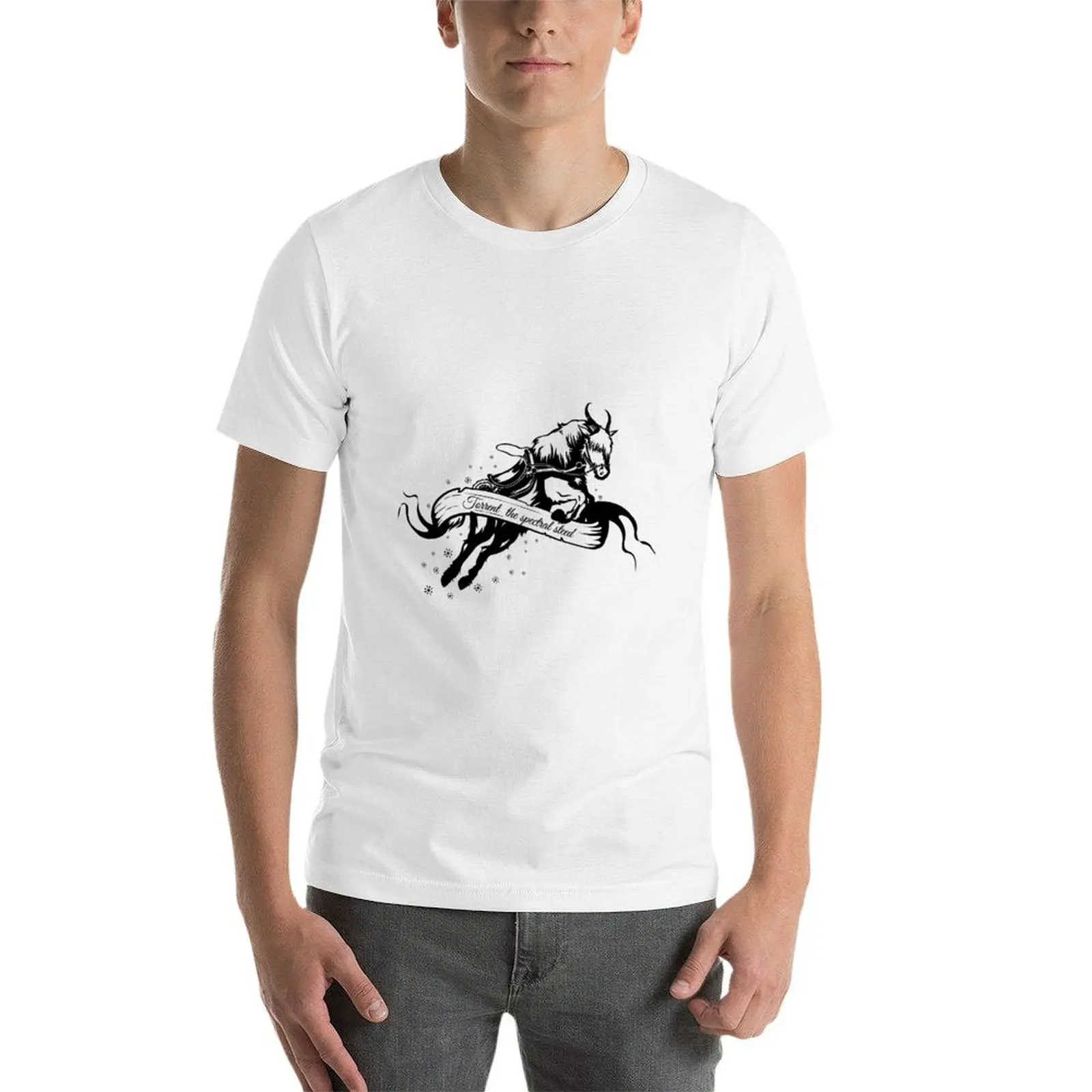 تي شيرت Torrent تي شيرت قطن 100% تي شيرت للرجال تي شيرت قطني أسود عادي للرجال حزمة تي شيرت