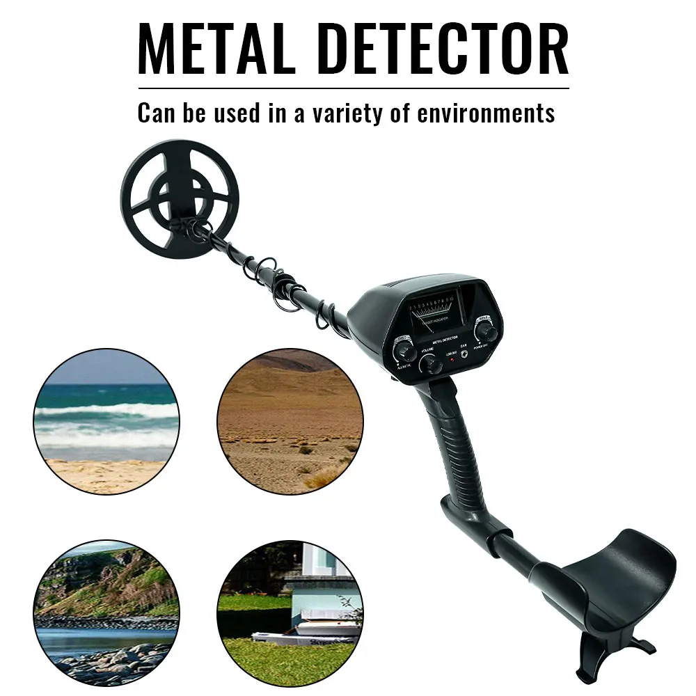 GTX5030 Metal Detector Caccia al tesoro Rilevamento monete d'oro sotterranee Sensibilità regolabile impermeabile Pinpointer Display LCD