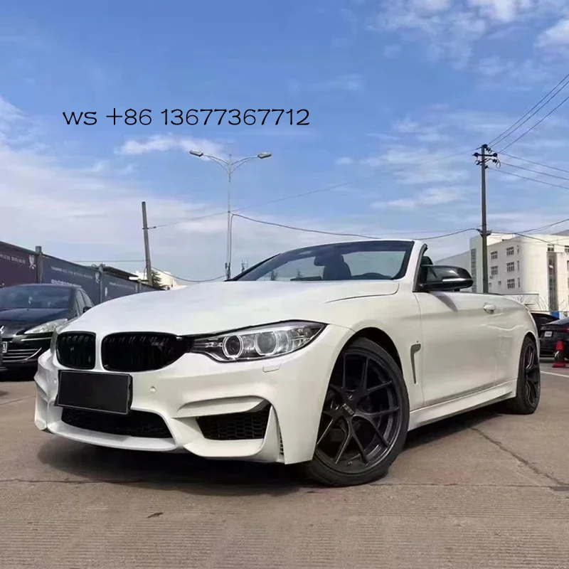 

Car PP Material M4 Style 4 Series F32 F36 2012-2018 Year Upgrade M4 Model with Bumpers Grilles