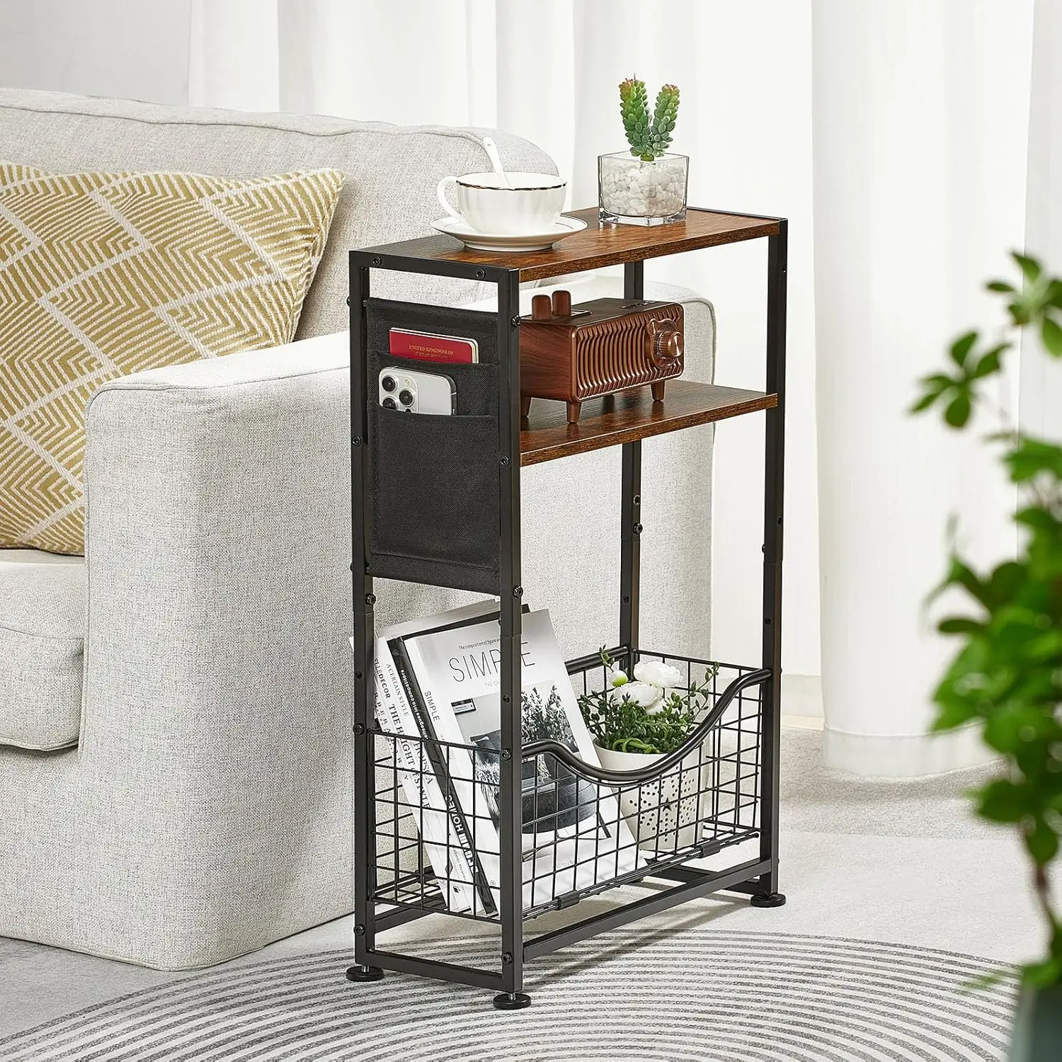 Narrow Side Table, …