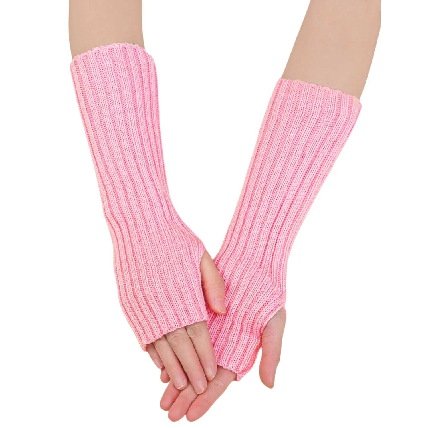Arm Warmers Autumn Winter Cuffs Hand Sleeves Long Gloves Men Women Knit Sleeves Warm Elastic Fashion Lady Casual Sleeves Sexy
