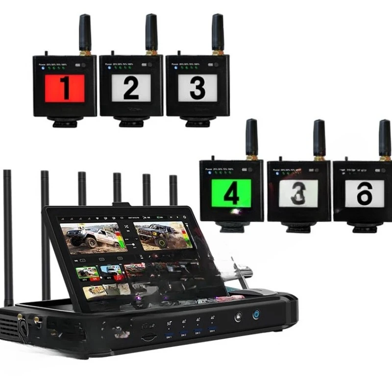 12-Channel guide station, multi-network encoder integrated machine remote return switching station