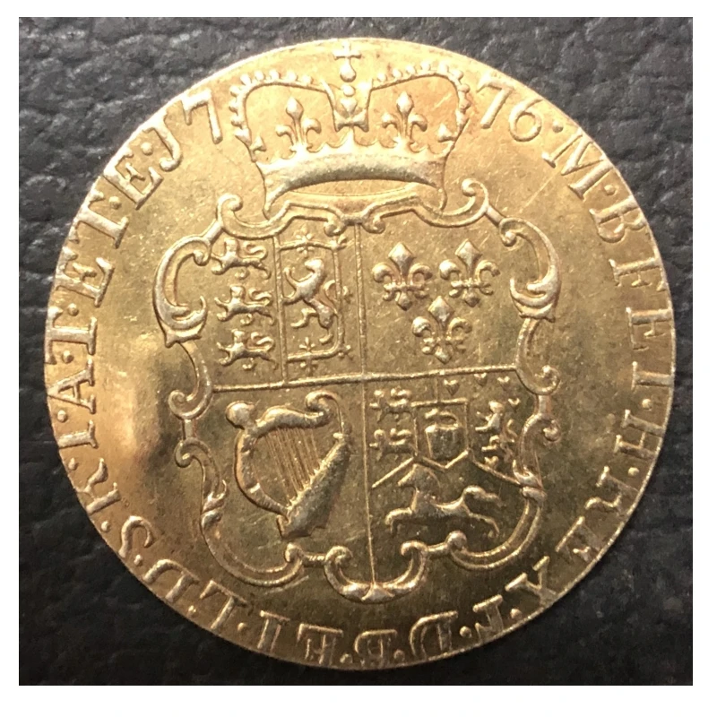 1776 United Kingdom 1 Guinea Copy Gold Coin