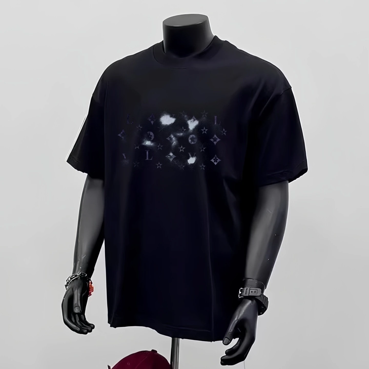 Новинка 2025, роскошная футболка из чистого хлопка с круглым вырезом и короткими рукавами для мужчин и женщин, базовый слой на весну и осень