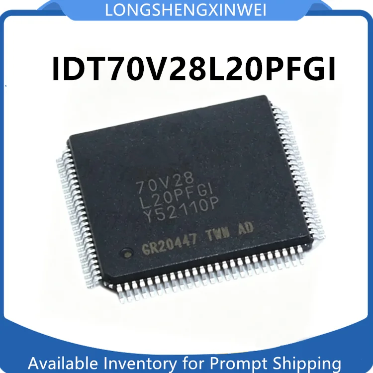 1PCS New Original IDT70V28L20PFGI TQFP100 Memory Chip in Stock