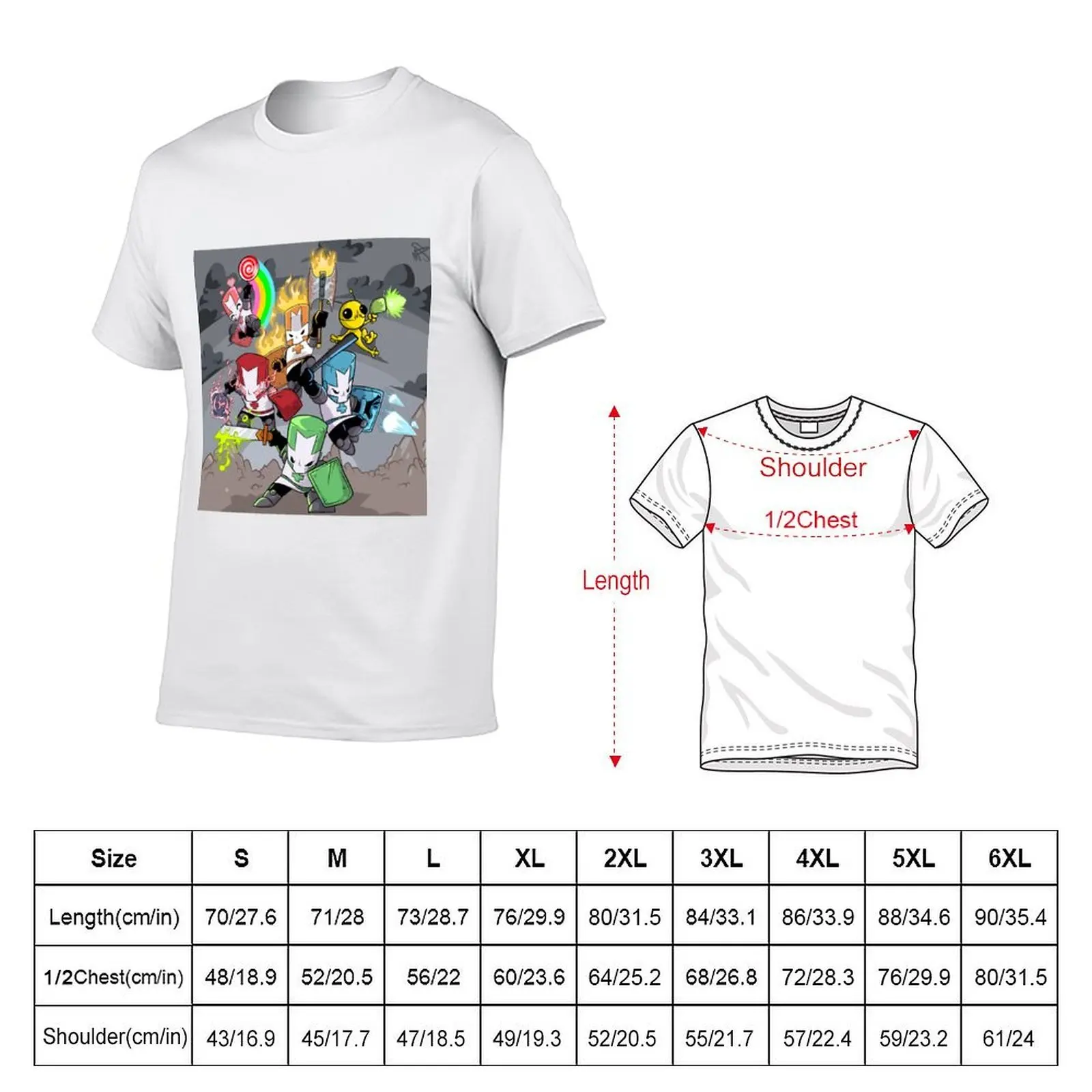 Castle Crashers Featuring. THE ALIEN HOMINID T-Shirt t shirt men 100% cotton luxury brand man t shirt luxury T-Shirt
