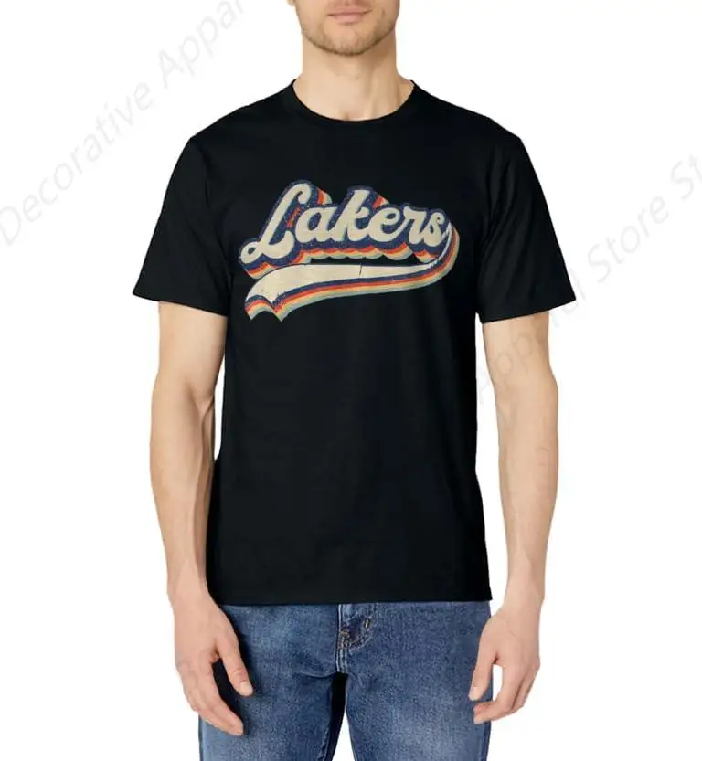 Lakers Name Vintage Retro Gift Men Women Boy Girl T-Shirt