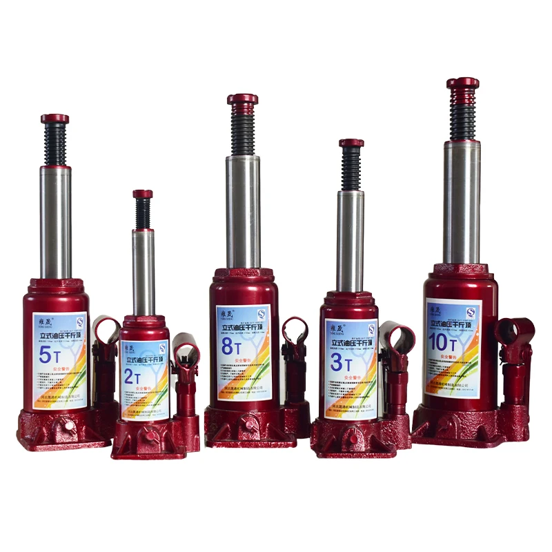 Car vertical hydraulic jack Hydraulic 2/ 3 / 5 / 8 t/ 10/ 20 /32 tons Hand crank car truck off-road