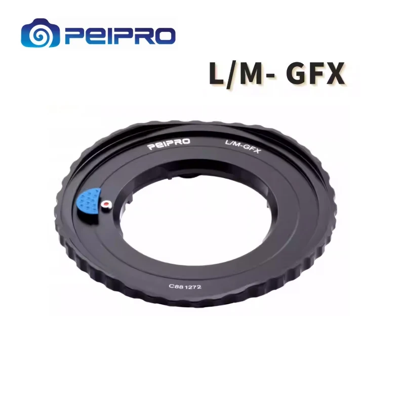 

PEIPRO LM-GFX Lens Adapter Compatible With Leica M Mount Lens to Fujifilm GFX Mount Cameras GFX100S GFX100SII GFX100II GFX50S
