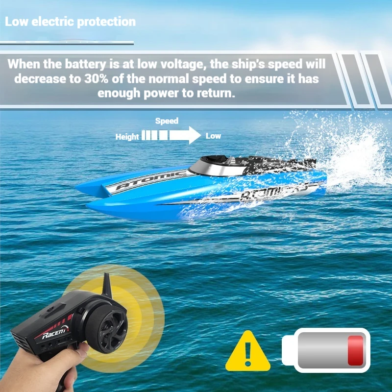 Letnia Nowa Szybka Łódź RC Zdalnie Sterowana Wodoodporna Zabawka Model Wodny Elektryczna Łódź Zabawka dla Dzieci Prezenty Zabawki