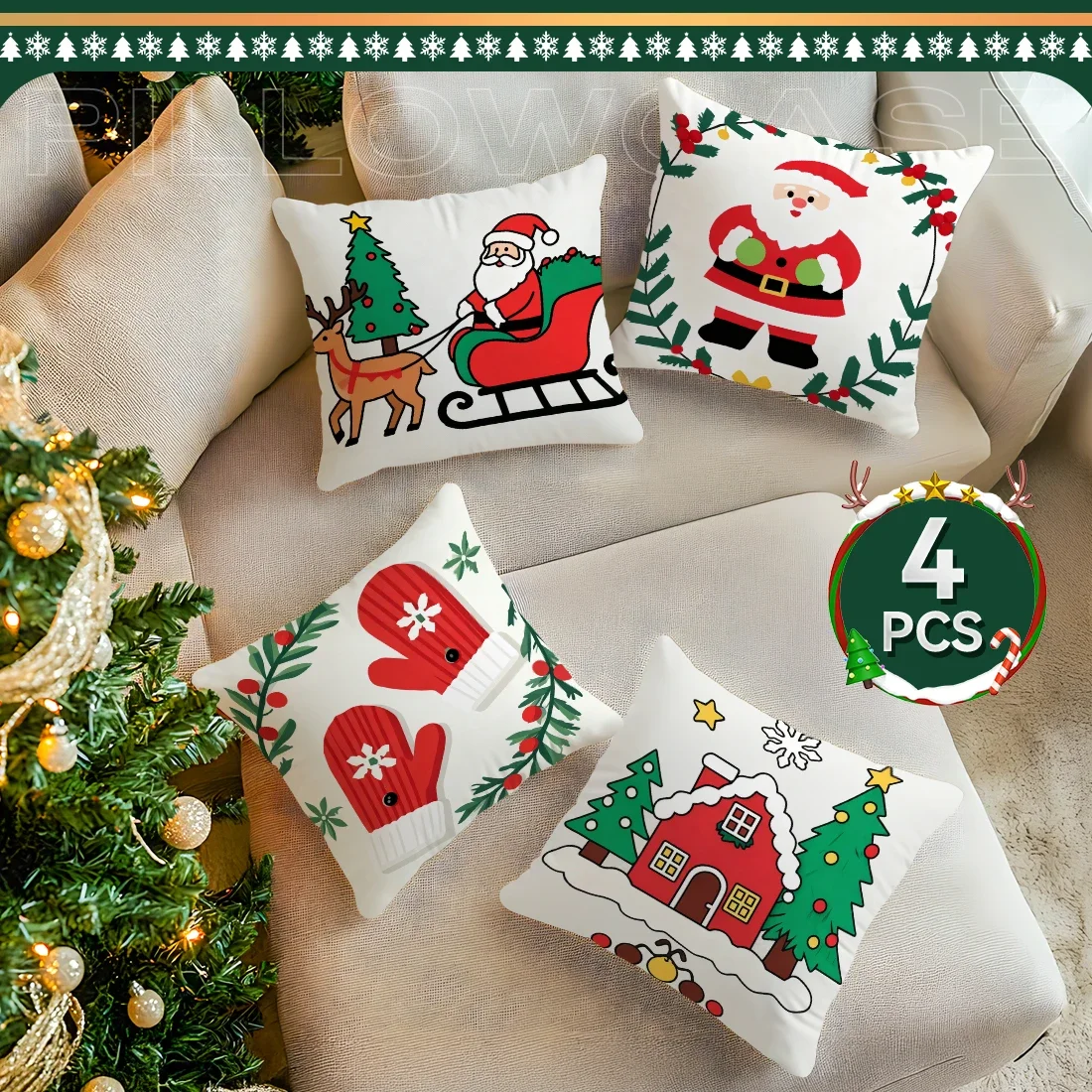 Funda De CojíN De D… - image