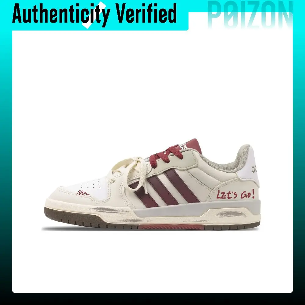 Adidas Neo Entrap Men's, Fall, Dance Youth Abrasion Resistant Slip Resistant Low top Skateboard Shoes Unisex FW3462（team958-）