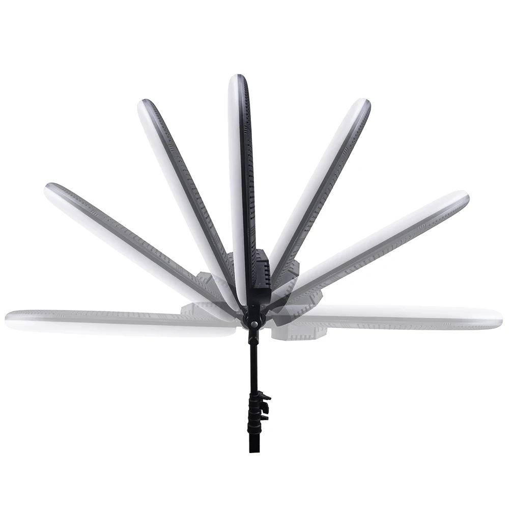 Yidoblo แหวนไฟ LED มืออาชีพขนาด55ซม./22นิ้ว, โคมไฟแบบห่วง FD640สองสี100วัตต์พร้อมขาตั้งสำหรับการแต่งหน้าแบบสตรีมมิ่งและสตูดิโอ