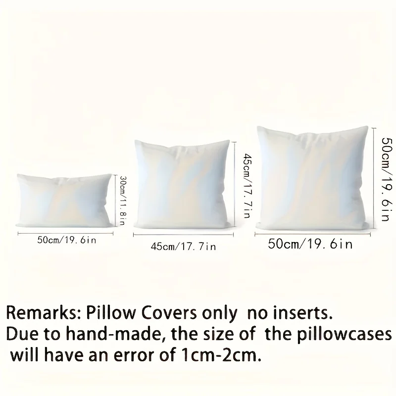 1pc double-sided jacquard plush solid color elastic pillowcase, sofa office lumbar support cover, without pillow core