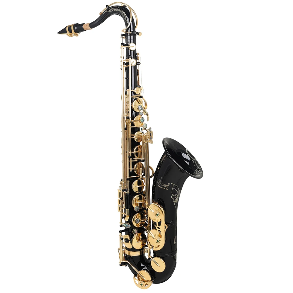 Tenor Saxophone Bb Professional Woodwind Instrument High-quality Brass Gold Paint Eb E Flat Tenor Saxophone and Its Accessories