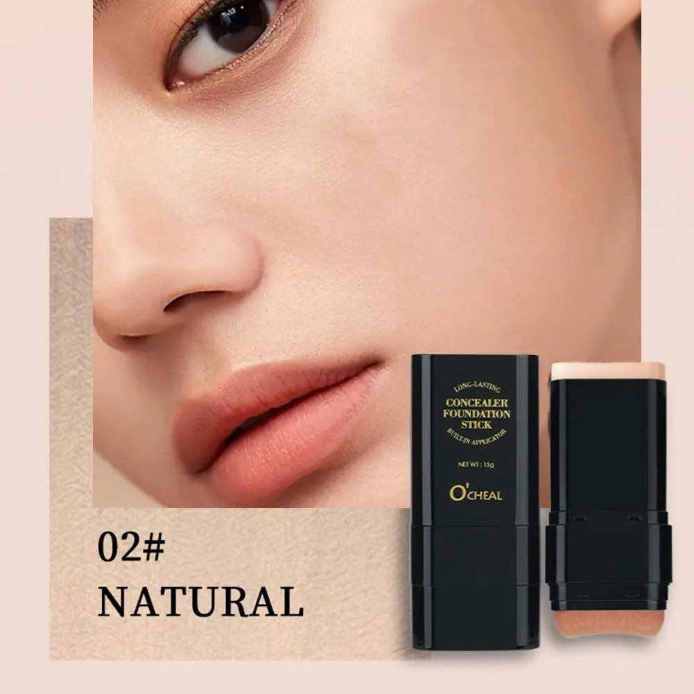 Base correctora dos en uno, crema Facial mate, cobertura, bronceador Facial, maquillaje de contorno hidratante, resistente al agua F5W4