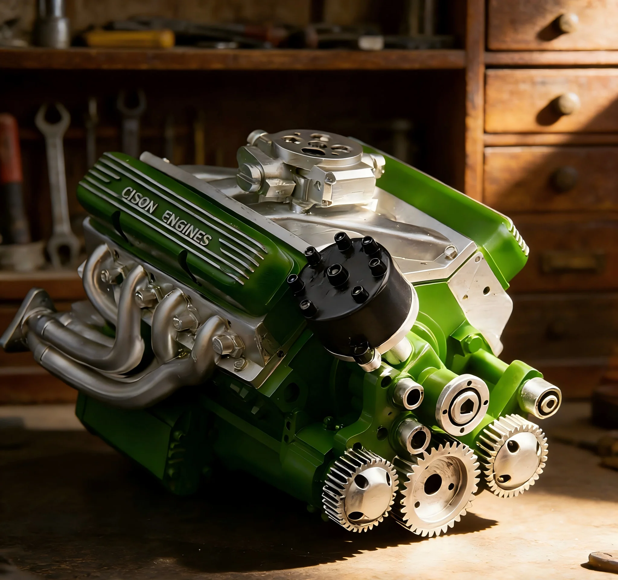 Novo ornamento de modelo de mo - Model Kit V8 avaliação e preço