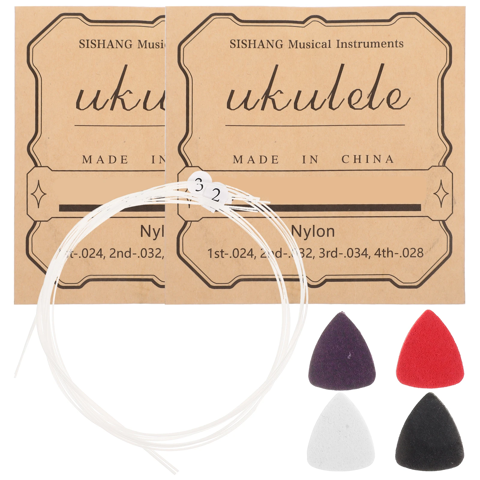 

Ukulele Tool Set Guitar Lover Gift Universal Accessories Wool Picks for Ukelele Maintain Supplies Child