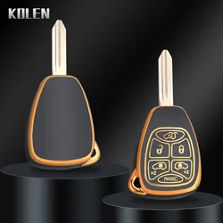 Fashion TPU Car Key Cover Case Shell Fob For Cherysler 300C PT Cruiser Sebring Dodge Caliber Nitro JCUV For Jeep Compass Liberty