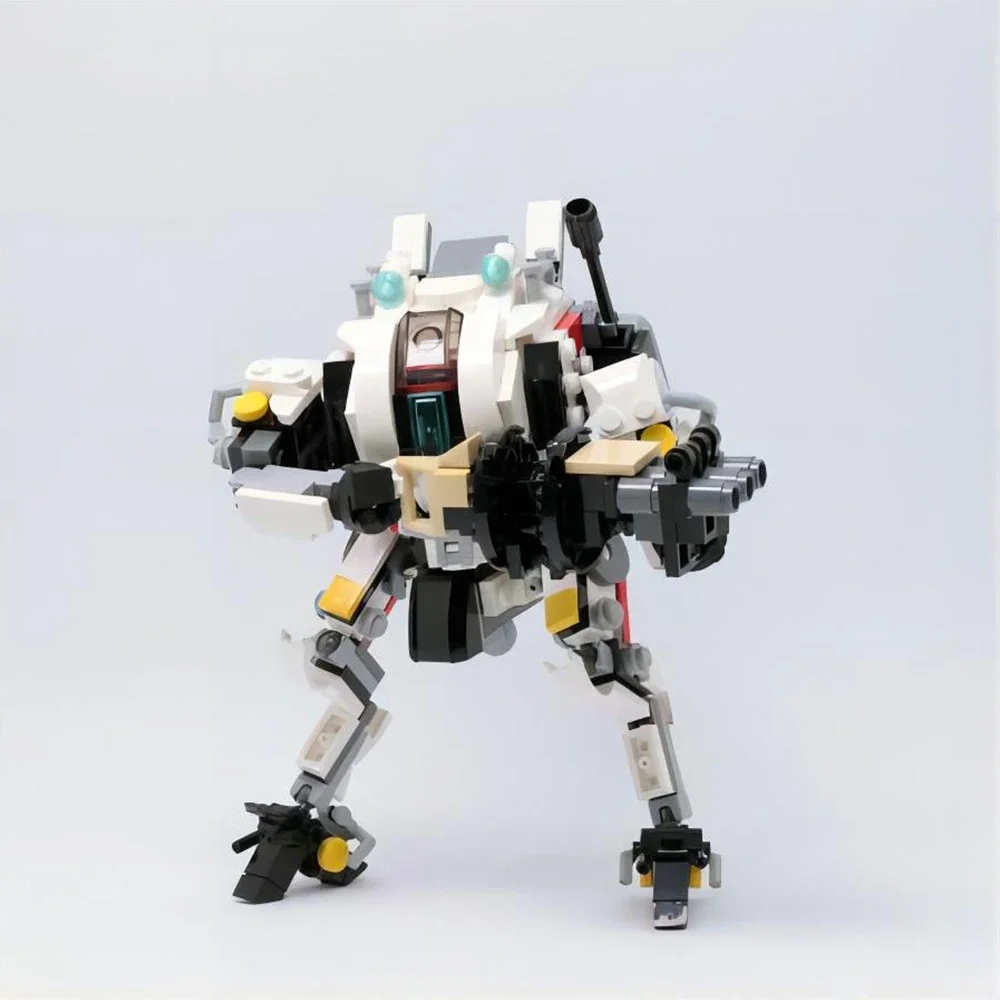 Moc titaneds เกมคลาสสิก titanfallss 2 Ronin-Class Mecha titaneds โมเดลบล็อกตัวต่อโทนสีไทเทเนียมนักรบของเล่นของขวัญสำหรับเด็ก