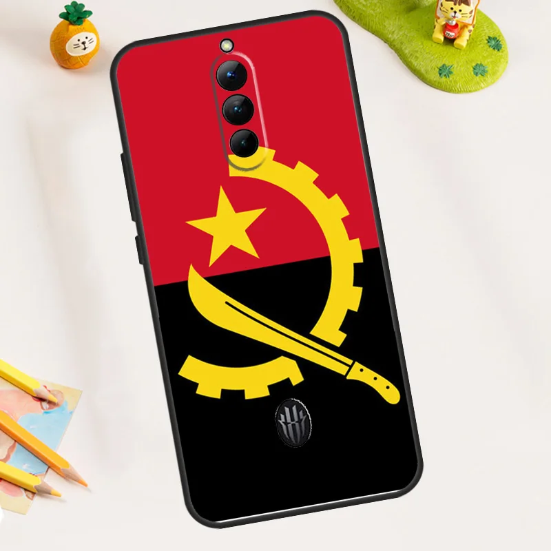 Angola flag Case For ZTE Nubia Red Magic 10 Air 5G 6R 6 7 6S 7S Pro 8S 9S 10S 8 9 10 11 Pro Plus Cover - view 6